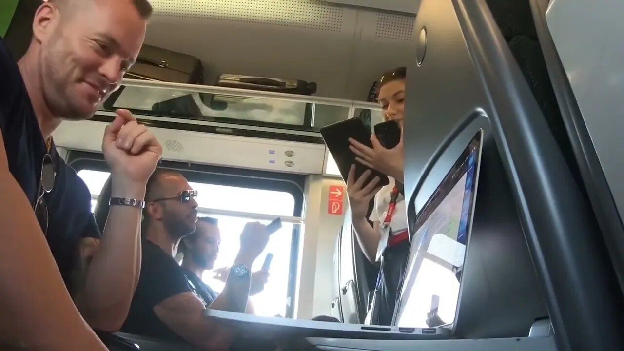 Andrew Tate FLIRTING With Women On Train!