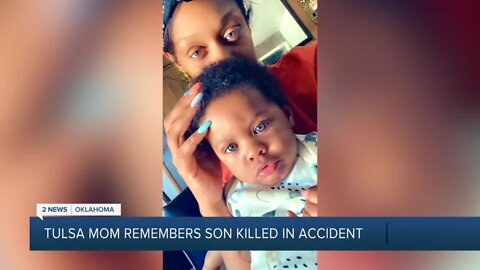 Tulsa mother lays 2-year-old son to rest after October collision