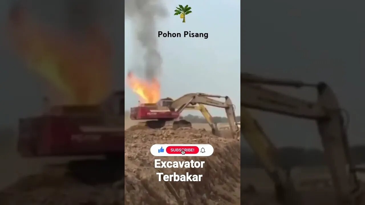 Excavator Terbakar