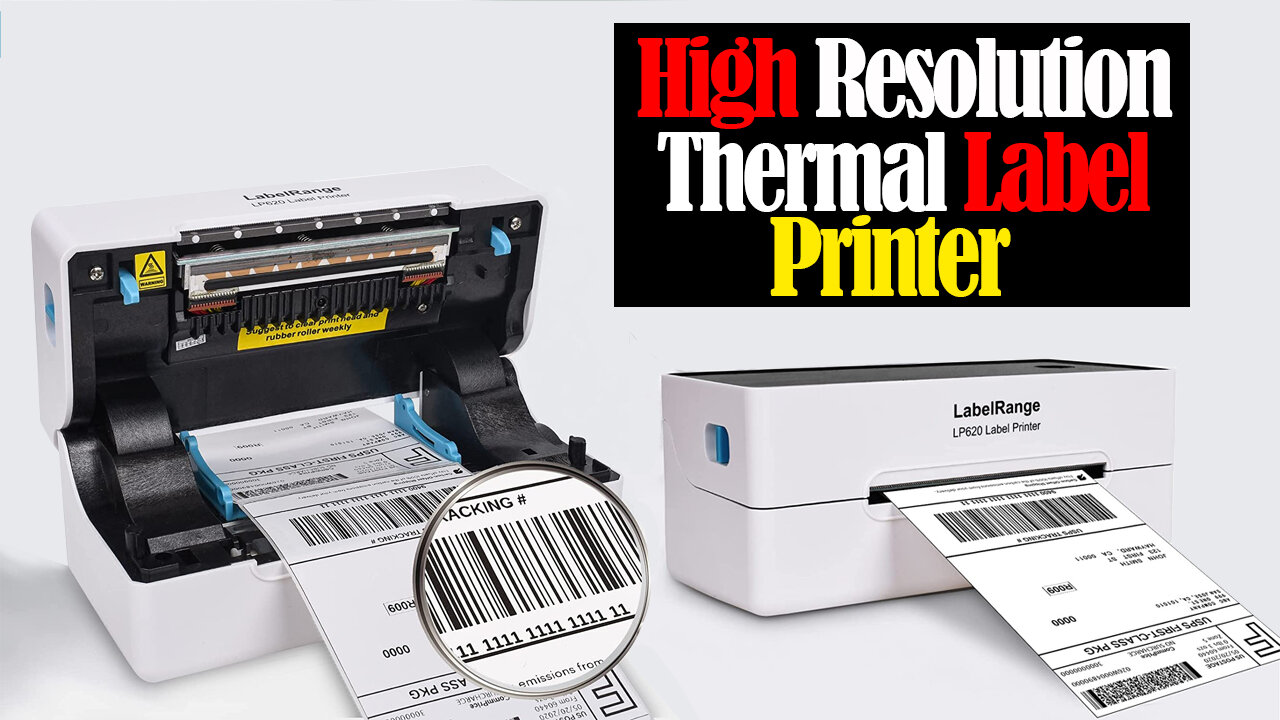 LabelRange 300DPI High-Resolution Thermal Label Printer | Amazon Printer