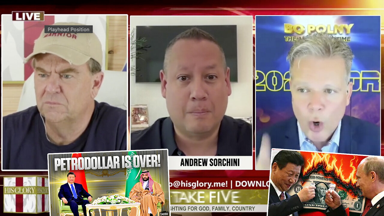 Final Countdown | Is This the Final Countdown to the Dollar Collapse? Bo Polny, Pastor Scarlett & Sorchini + Saudi Arabia Ends Petrodollar: "Russians Said Its Currency Is Going to Be Gold Backed." - Bannon + $27,000 Gold?