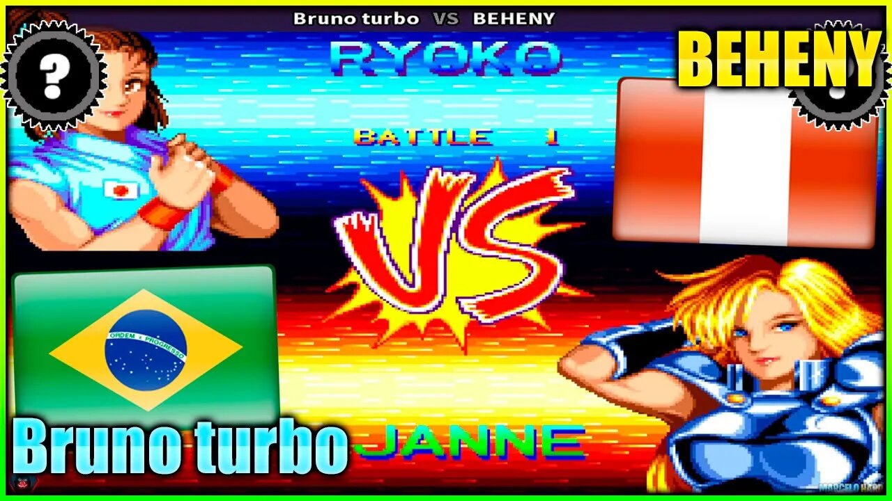 World Heroes 2 (Bruno turbo Vs. BEHENY) [Brazil Vs. Peru]