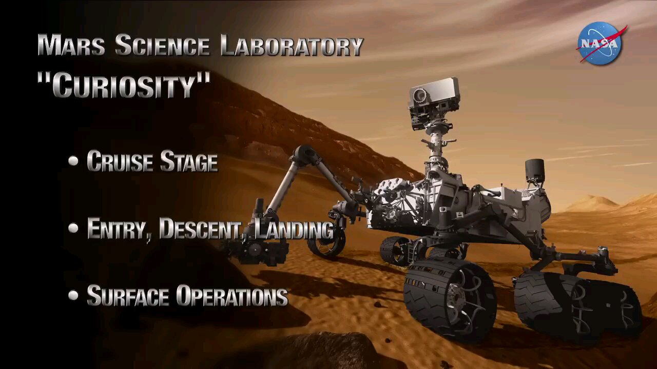 Mars Science Laboratory Curiosity Rover Animation