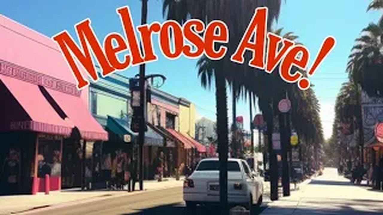 Melrose is the Hippest street in Hollywood. Check it out!