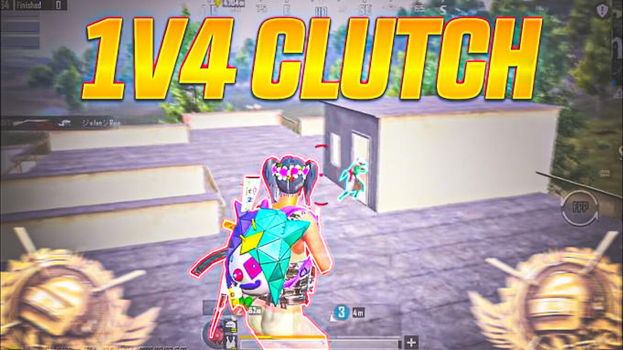 PUBG 1v4 Clutch