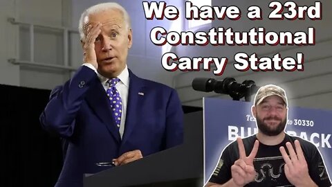 We have a 23rd Constitutional Carry State! 50% of States is well within reach this Month!