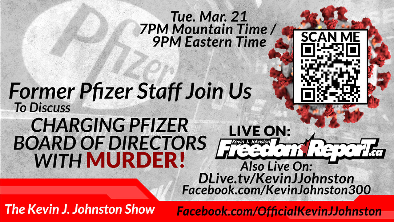 Freedom Report - CHARGING PFIZER BOARD OF DIRECTORS WITH MURDER!