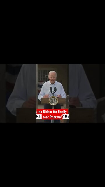 Joe Biden: Wir haben Pharma endlich besiegt!