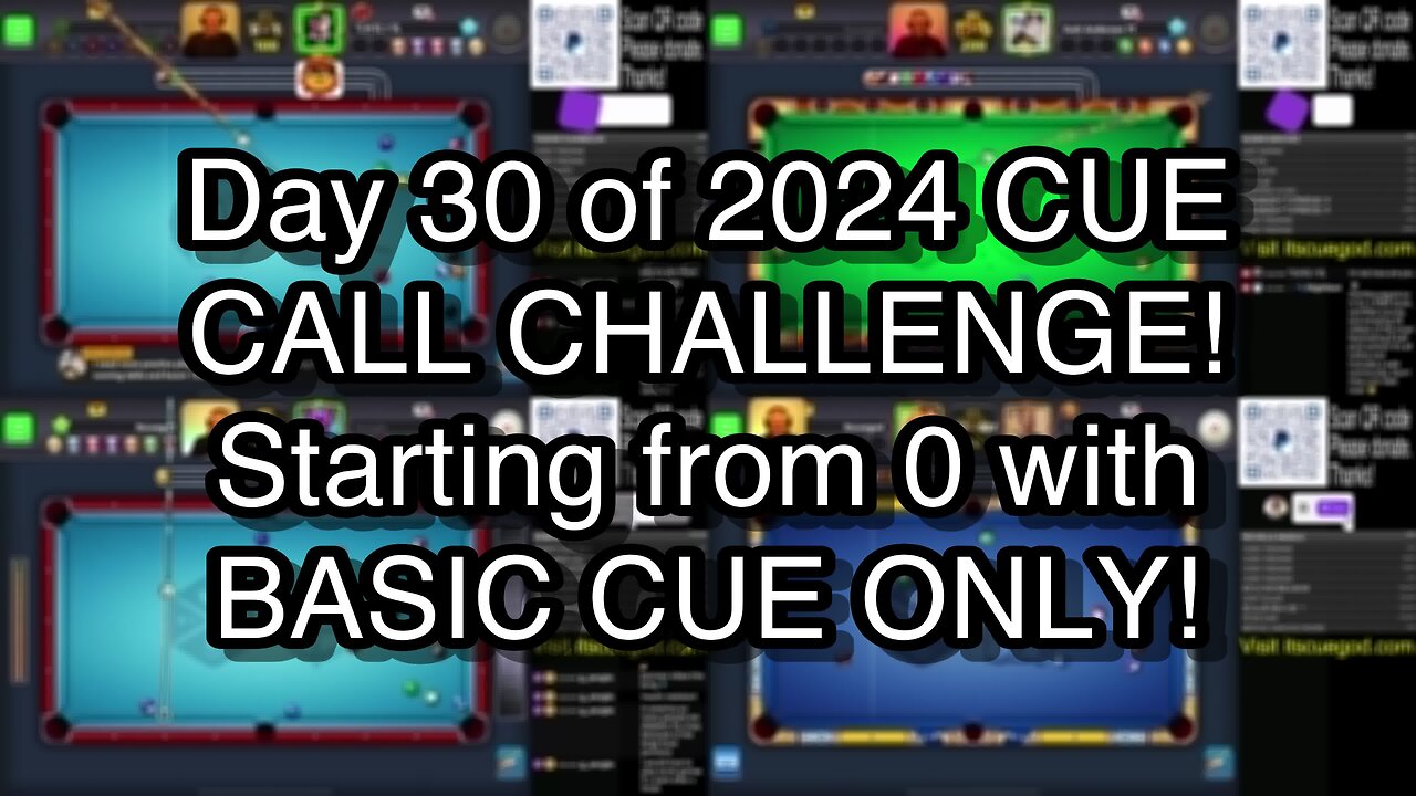 Day 30 of 2024 CUE CALL CHALLENGE! Starting from 0 with BASIC CUE ONLY!