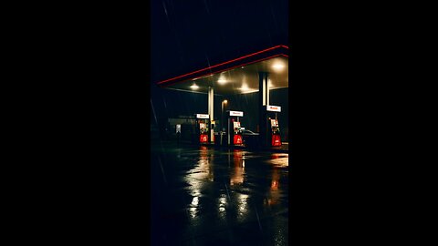 Gas Station at 3am while it’s Raining 🌧️ | Relax