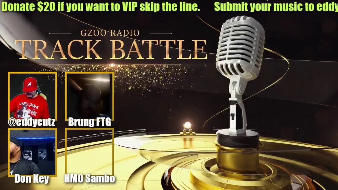 #TRACKBATTLE!! GZOO Radio Live Music Review Track Vs Track Battle