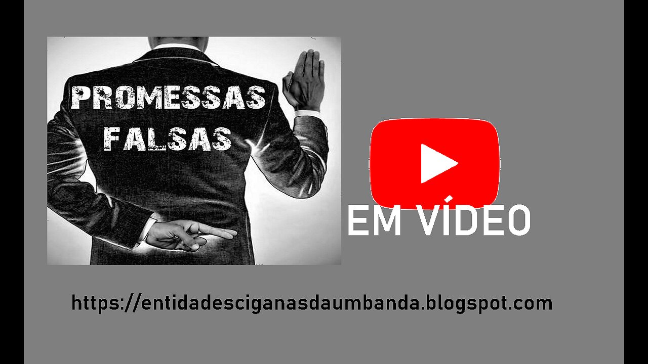 PROMESSAS FALSAS, BARGANHAR COM DEUS, POR EMERSON DE OSSÃE