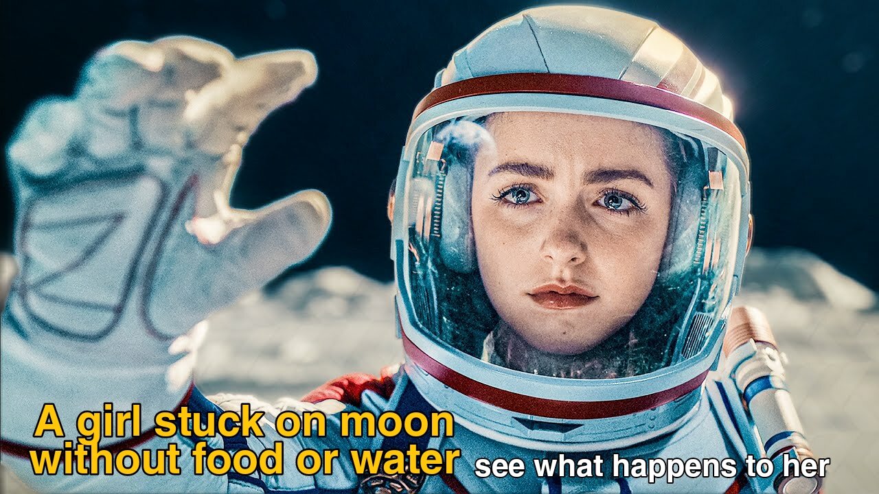 A girl on moon with no food or water 2023 si-fi movie