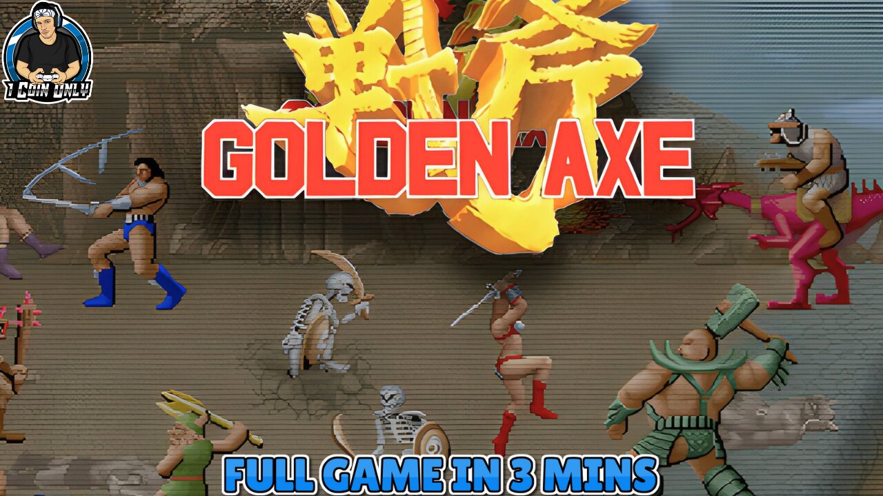 Golden Axe (Arcade) - Full Game in 3 Minutes