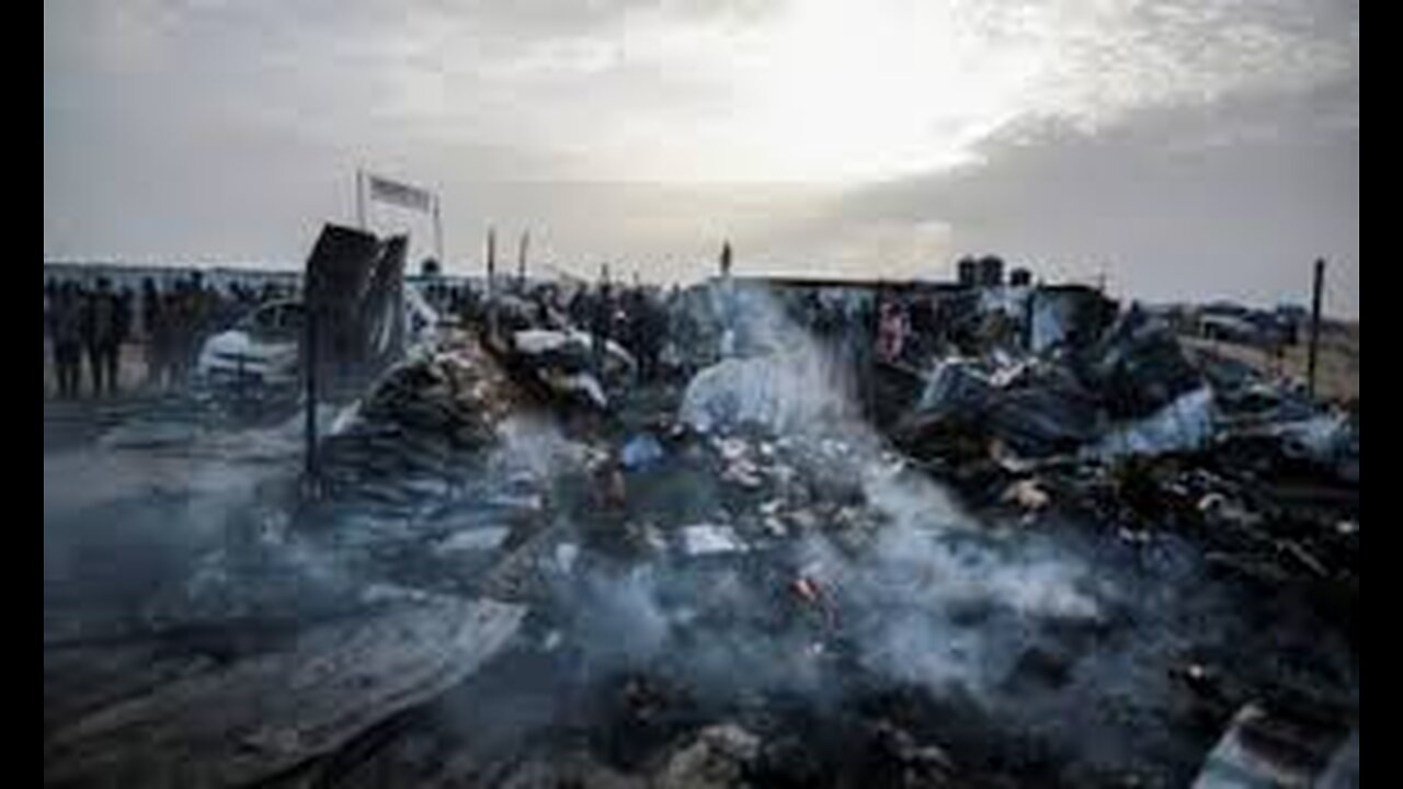 ‘Bodies everywhere’: people describe horror of Israeli strike at Rafah camp