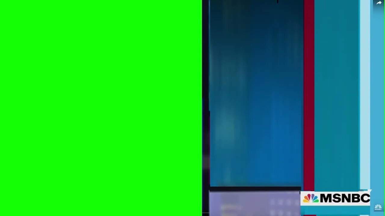 msnbc greenscreen video