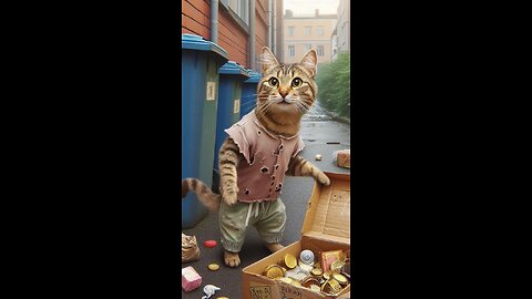 "The Story of a Stray Cat's Journey to Wealth"