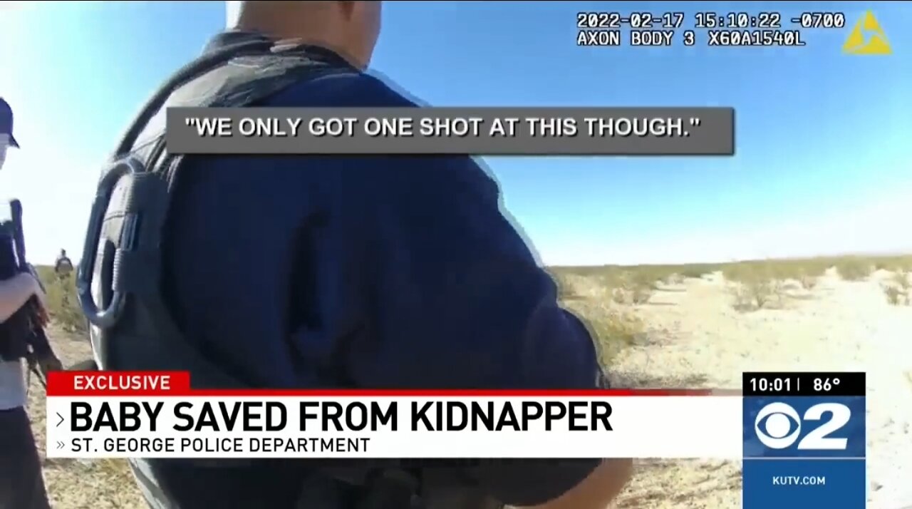 Police Sniper Takes Out Kidnapper With One Shot & Saves Baby