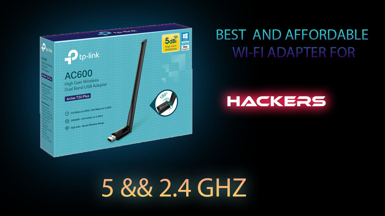 Best Wifi Adapter For Hackers in (2023) | Tp-Link AC600 | Support Moniter Mode & Packet Injection