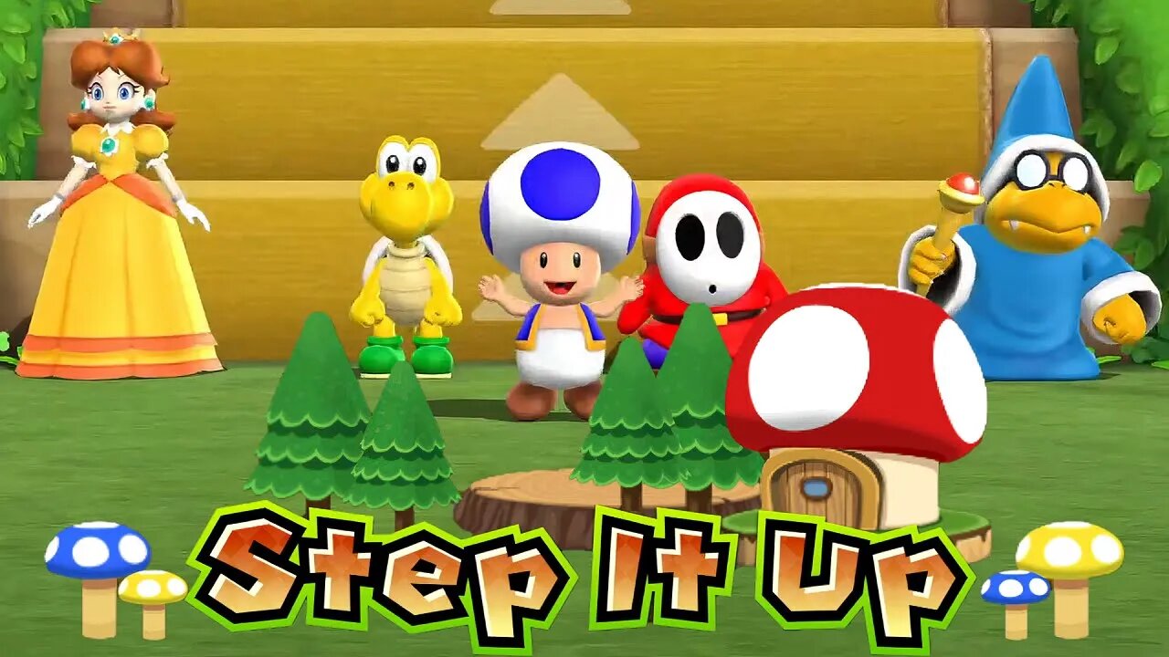 Mario Party 9 Step it up - Daisy vs Koopa vs Shy Guy vs Magikoopa