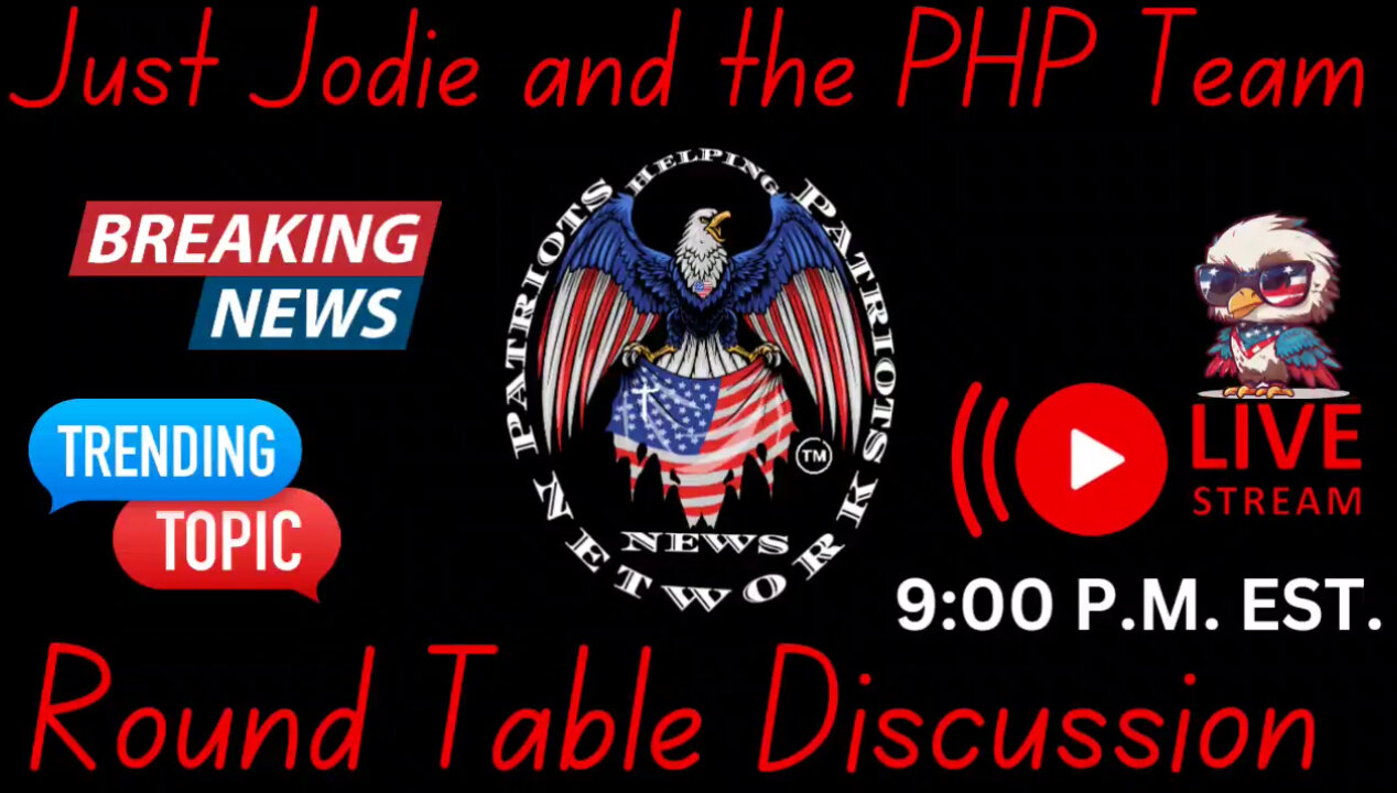 The blessings and aftermath of The Reawaken America Tour! Just Jodie and The PHP News Team Round table discussion !