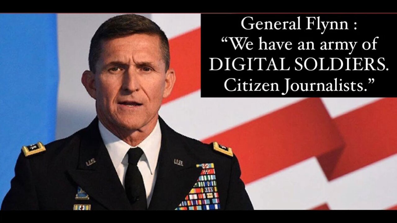 Général Flynn combat le traffic d’enfants / General Flynn fight against child trafficking