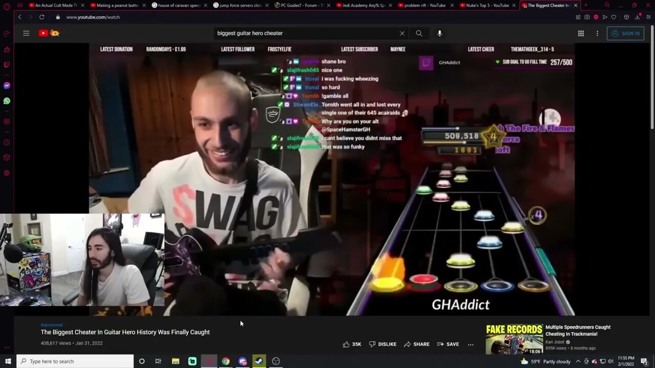 MoistCr1tikal Reacts To The Biggest Cheater In Guitar Hero History Was Finally Caught