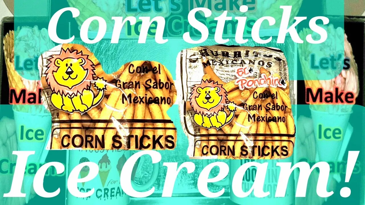 Ice Cream Making Corn Sticks Mexican Themed