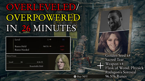 Elden Ring - Overleveled/Overpowered in 26 minutes