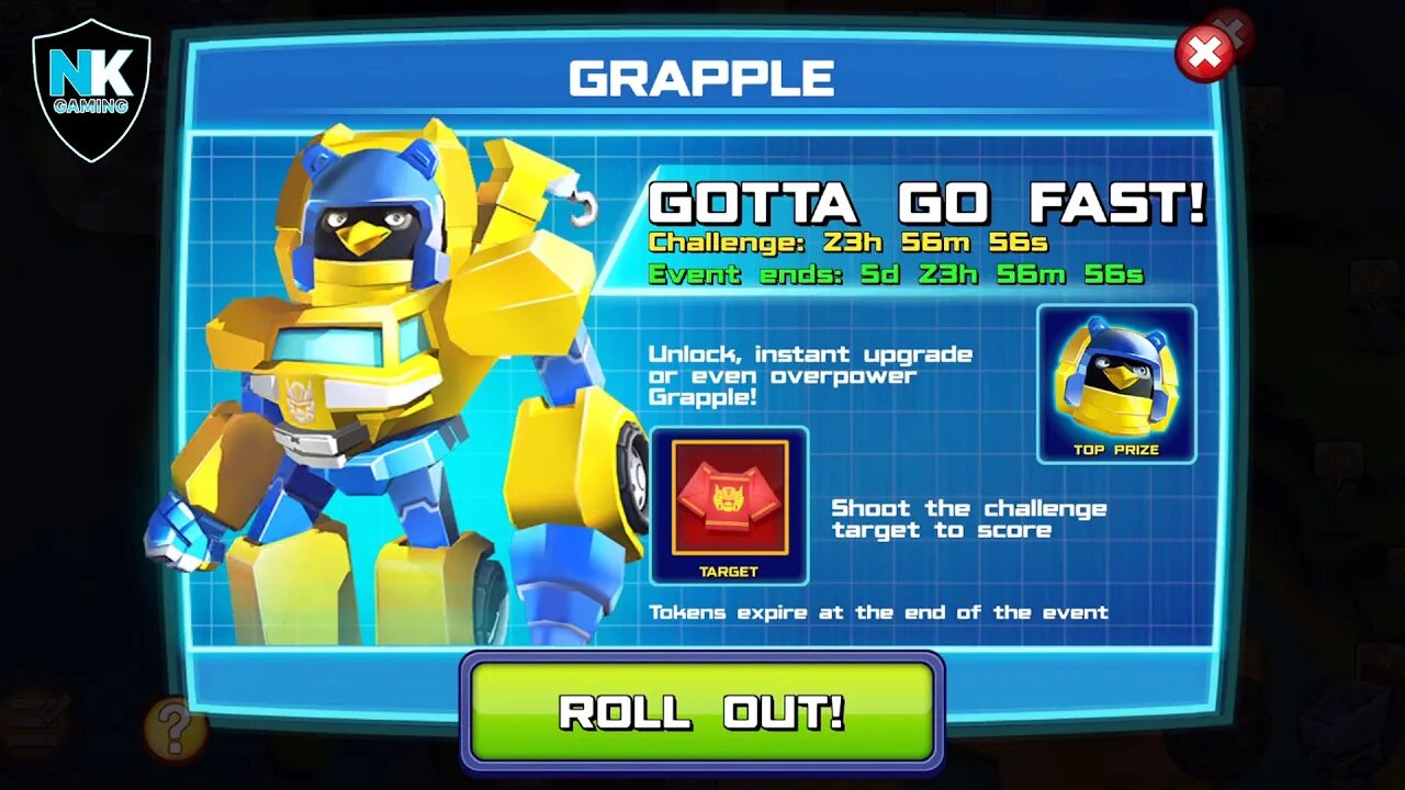 Angry Birds Transformers 2.0 - Grapple - Day 1 - Featuring Warpath