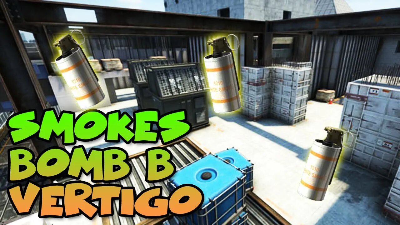 CSGO - Smokes TR Vertigo - Bomb B (VALEU VALVE, POR MEXEREM NO MAPA DE NOVO)