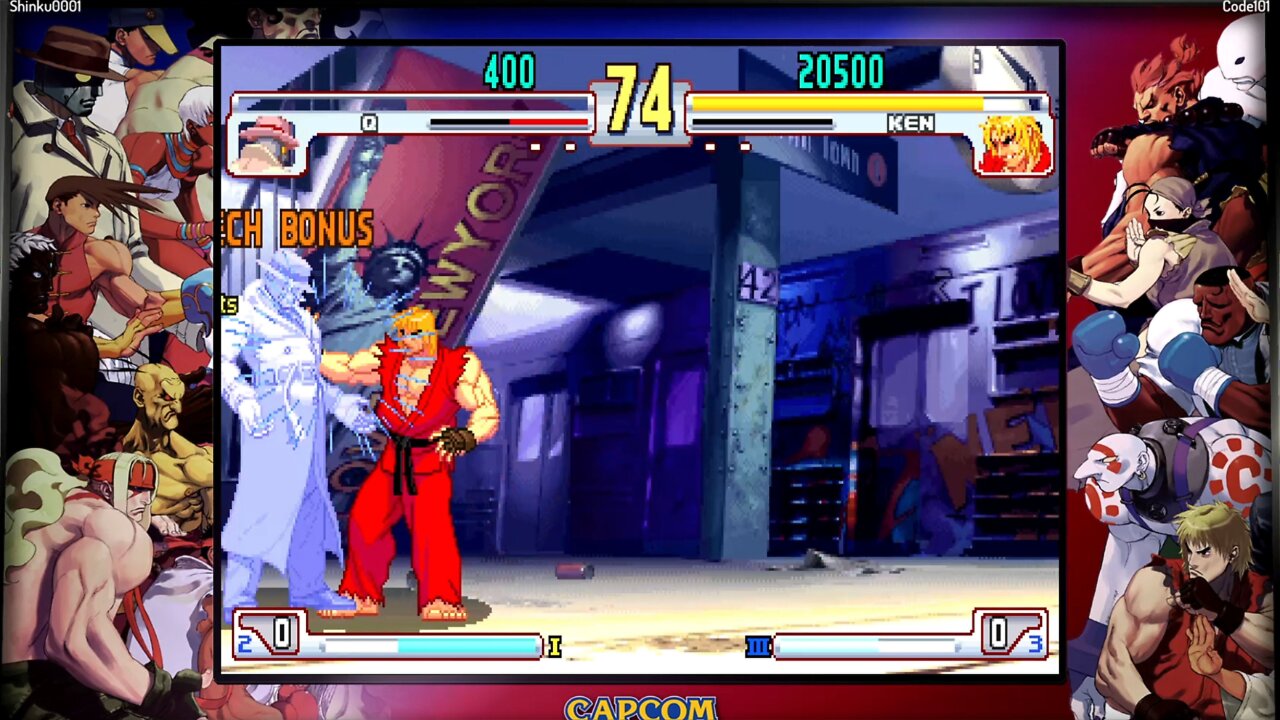 Street Fighter III: 3rd Strike (Shinku0001 vs Code101) Ranked Matches