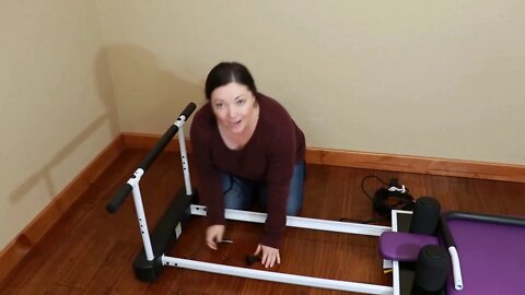 AeroPilates Reformer Hack If You Don't Have a Pullup Bar (Arm Workout)