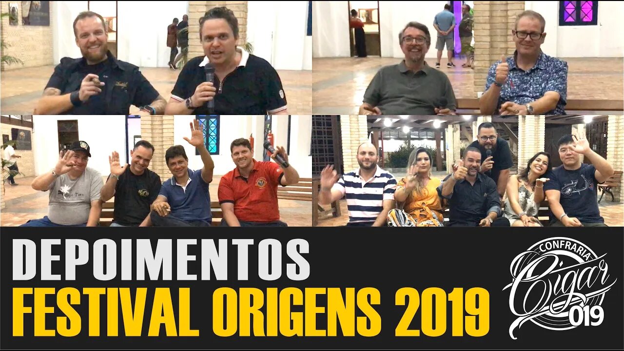 FESTIVAL ORIGENS 2019 - Depoimentos