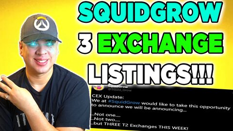 SQUIDGROW IS THE BULLRUN! 3 CEX LISTINGS ANNOUNCED THIS WEEK!