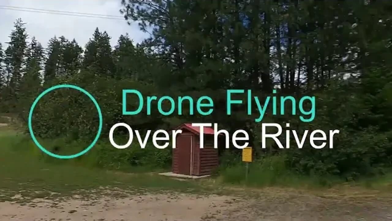 Filmed My Drone Flying Over the Local River and Under the Bridge!