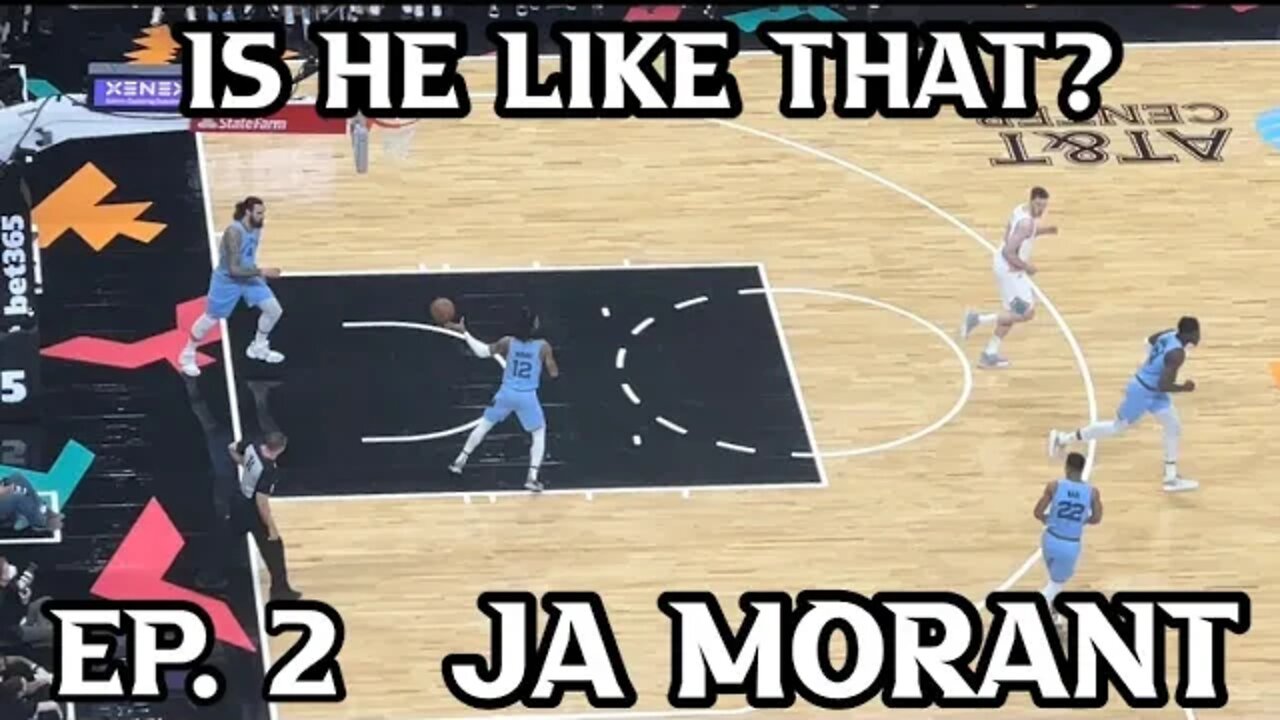 IS HE LIKE THAT? Ep 2 JA MORANT vs SPURS LIVE REACTION