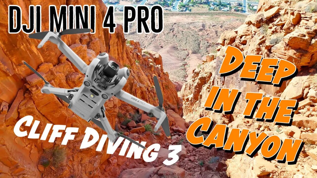 DJI MINI 4 Pro - Going Deeper into the Red Mountain