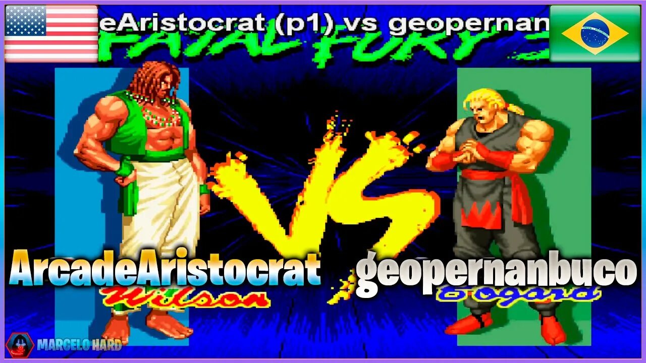 Fatal Fury 3 (ArcadeAristocrat Vs. geopernanbuco) [U.S.A Vs. Brazil]