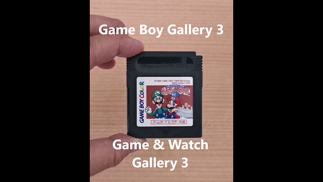 Game Boy Gallery 3 Game & Watch Gallery 3 Classics Egg Green House Turtle Bridge Game Boy Color