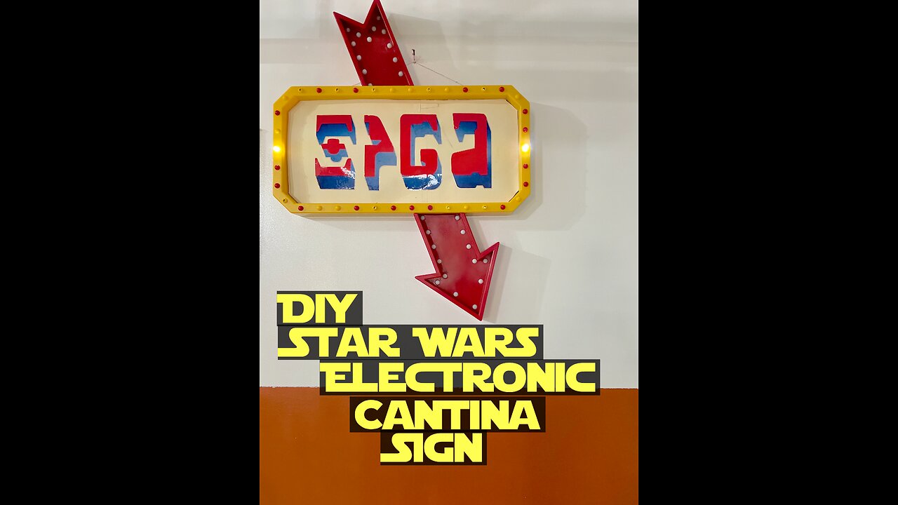 DIY Star Wars Electric Sign