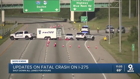 1 dead after crash on I-275 in Colerain Township