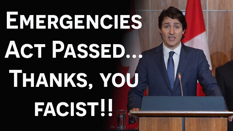 Canadian Parliament votes on Emergencies Act