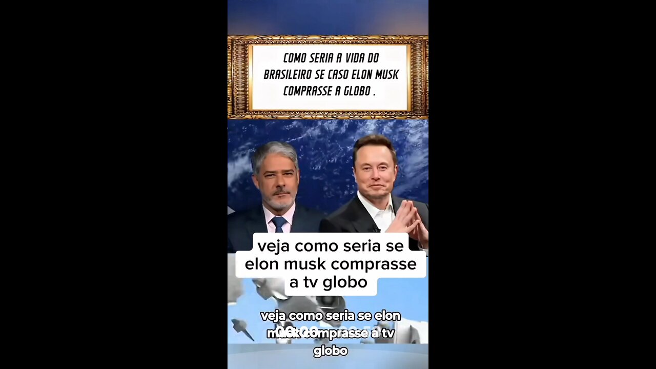 Veja como seria se Elon musk comprasse a TV rede g do Brasil