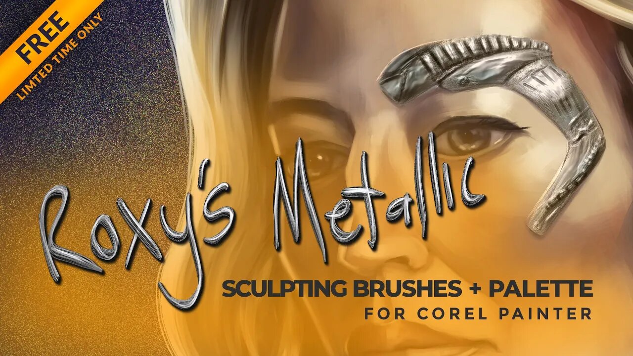 Free Metallic Brushes for Corel Painter