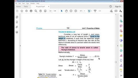 PHYSICS Class 9th Lecture#12 CH#7 Hooke's Law