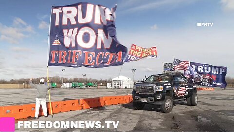 MAGA Protests illegals leaving NYC Shelter at Floyd Bennet Field - BROOKLYN