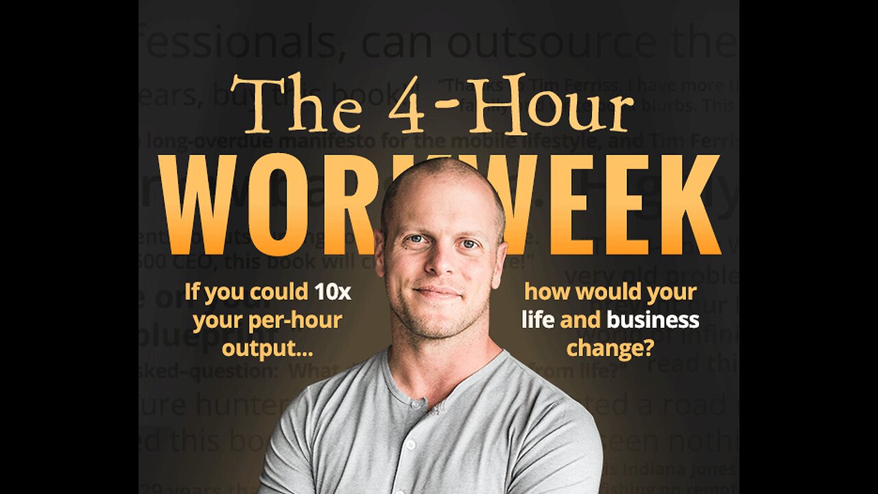 Maximize Life with 'The 4-Hour Workweek' by Tim Ferriss