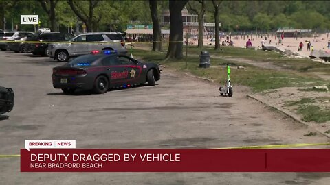 Milwaukee sheriff's deputy dragged by driver of stolen vehicle near lakefront: MCSO