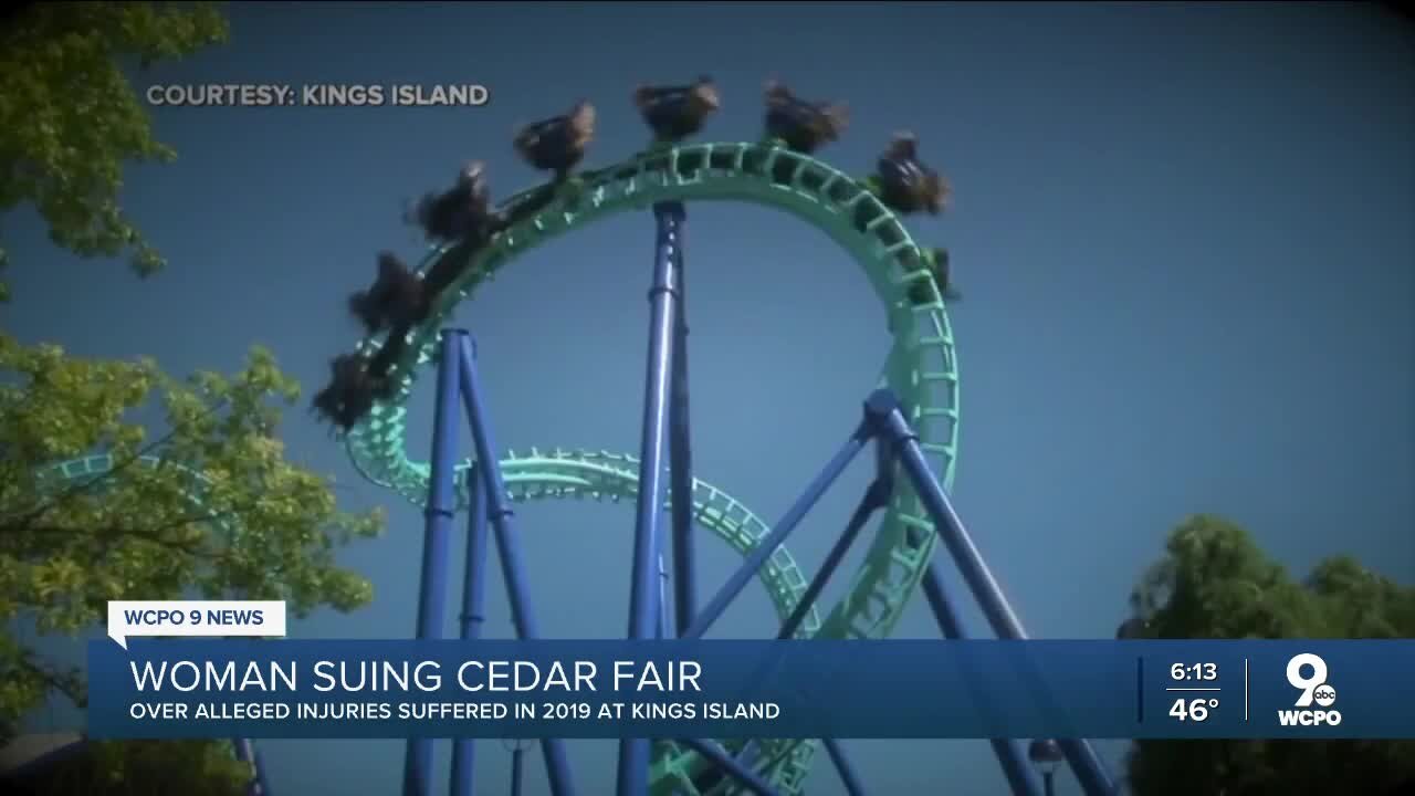 Woman sues Cedar Fair over alleged injuries at Kings Island